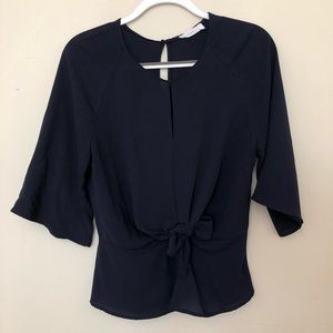 Navy blue blouse